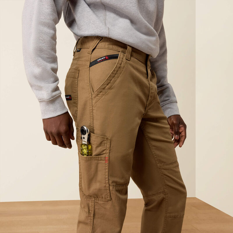 10027705 Ariat FR M5 Stretch DuraLight Cordura Canvas Stackable Straight Leg Pant