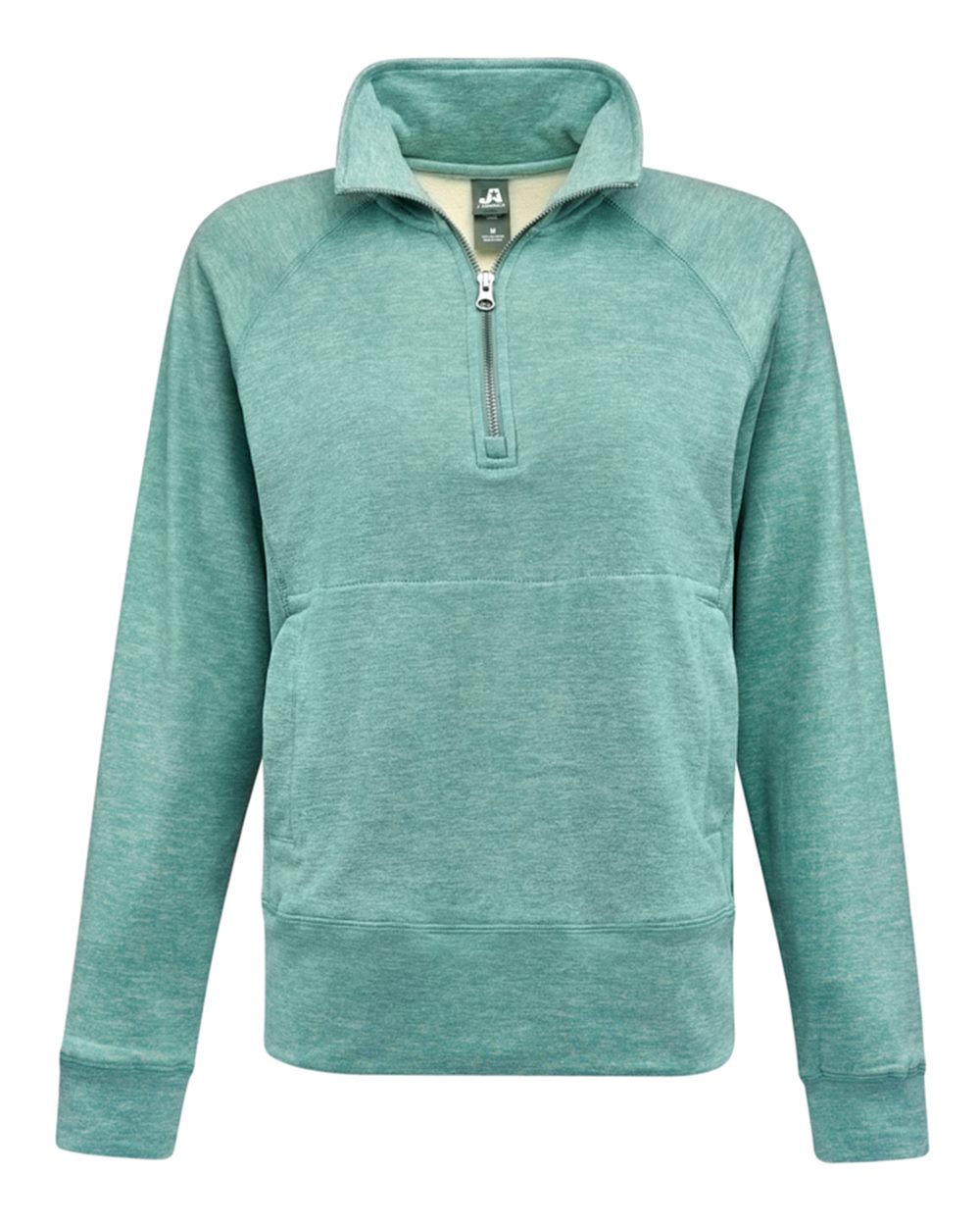 8743 J. America Women's Electric Fleece Quarter-Zip Sweatshirt