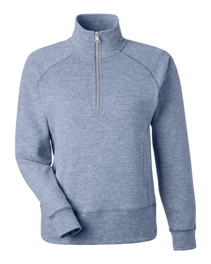 8743 J. America Women's Electric Fleece Quarter-Zip Sweatshirt