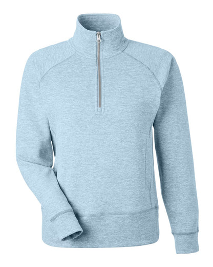 8743 J. America Women's Electric Fleece Quarter-Zip Sweatshirt