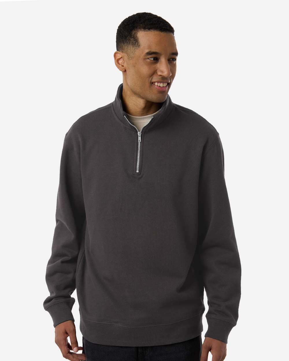 SS4600QZ Independent Trading Co. Unisex Midweight Quarter-Zip Pullover