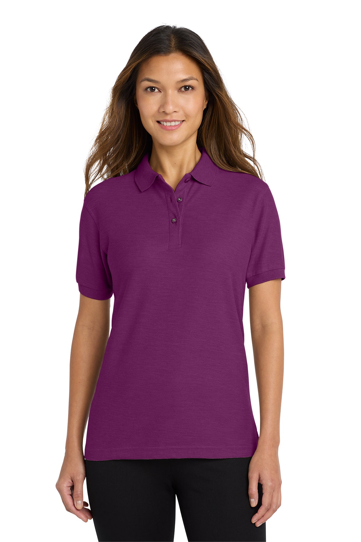 L500 Port Authority® Women's Silk Touch™ Polo