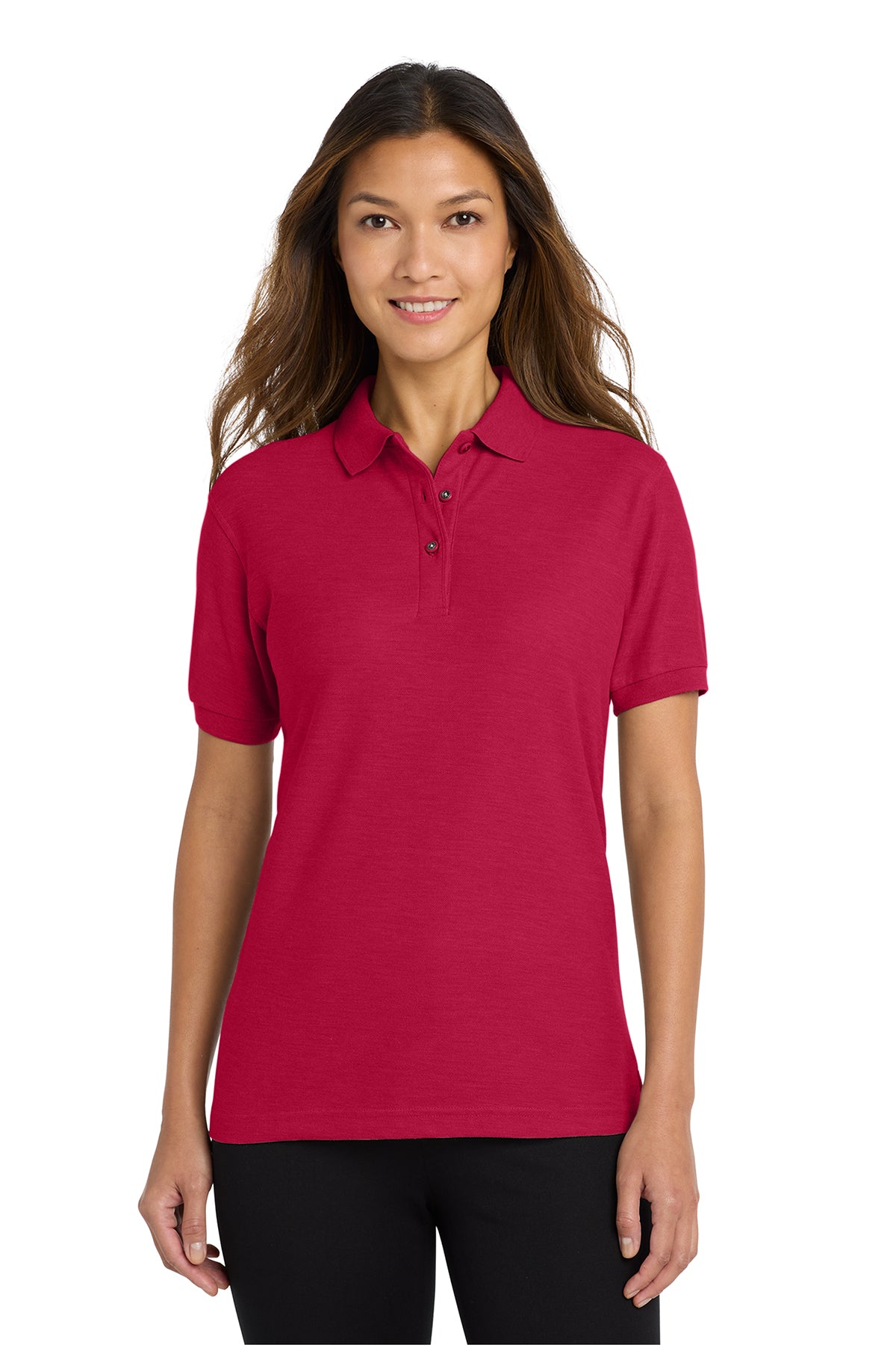 L500 Port Authority® Women's Silk Touch™ Polo