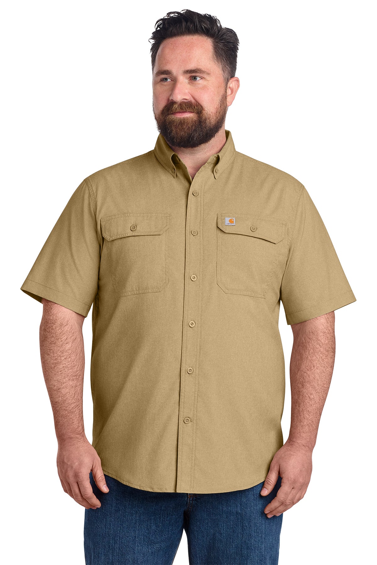 105292 Carhartt Force Sun Defender™ Chambray Relaxed SS Shirt