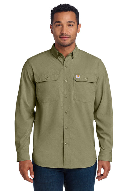 105291 Carhartt Force Sun Defender™ Chambray Relaxed LS Shirt