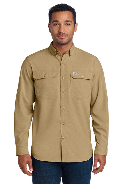 105291 Carhartt Force Sun Defender™ Chambray Relaxed LS Shirt