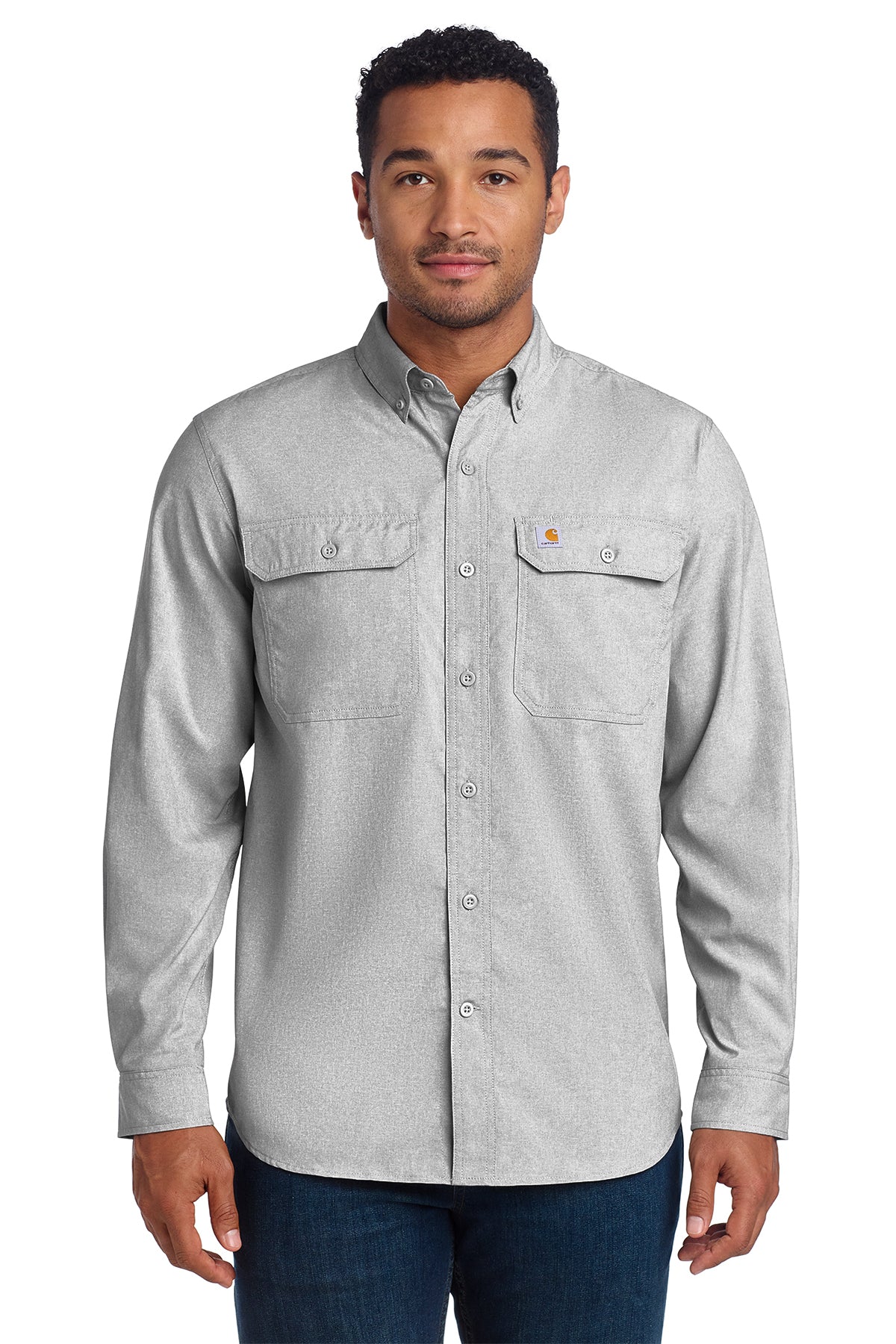 105291 Carhartt Force Sun Defender™ Chambray Relaxed LS Shirt