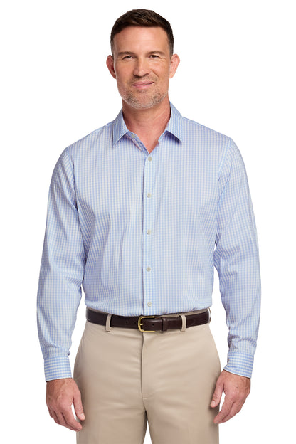 BB18006 Brooks Brothers® Tech Stretch Patterned Shirt