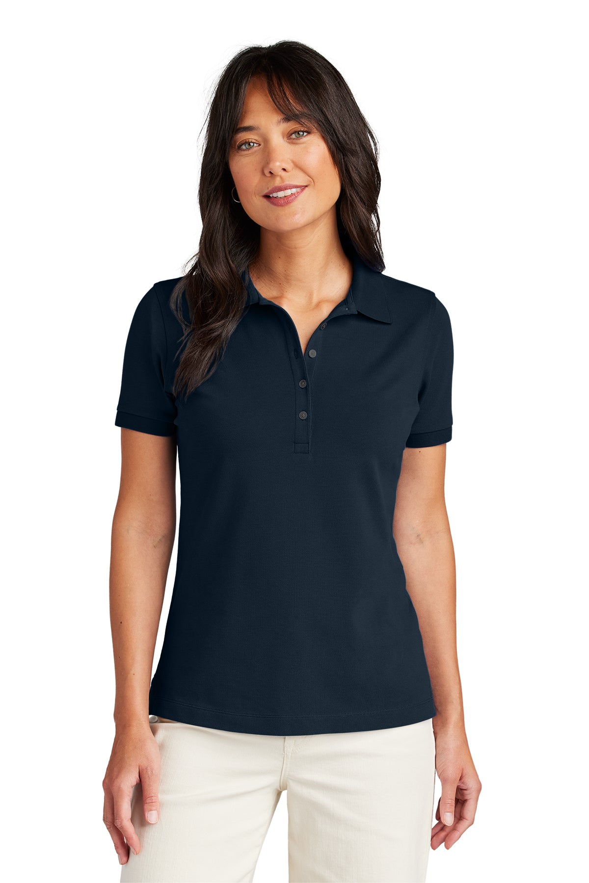 BB18201 Brooks Brothers® Women’s Pima Cotton Pique Polo