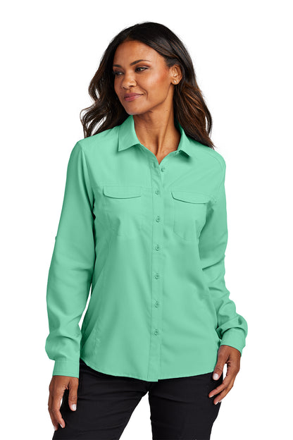 LW960 Port Authority® Women's Long Sleeve UV Daybreak Shirt