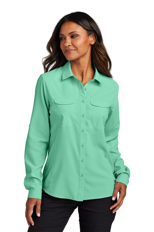 LW960 Port Authority® Women's Long Sleeve UV Daybreak Shirt