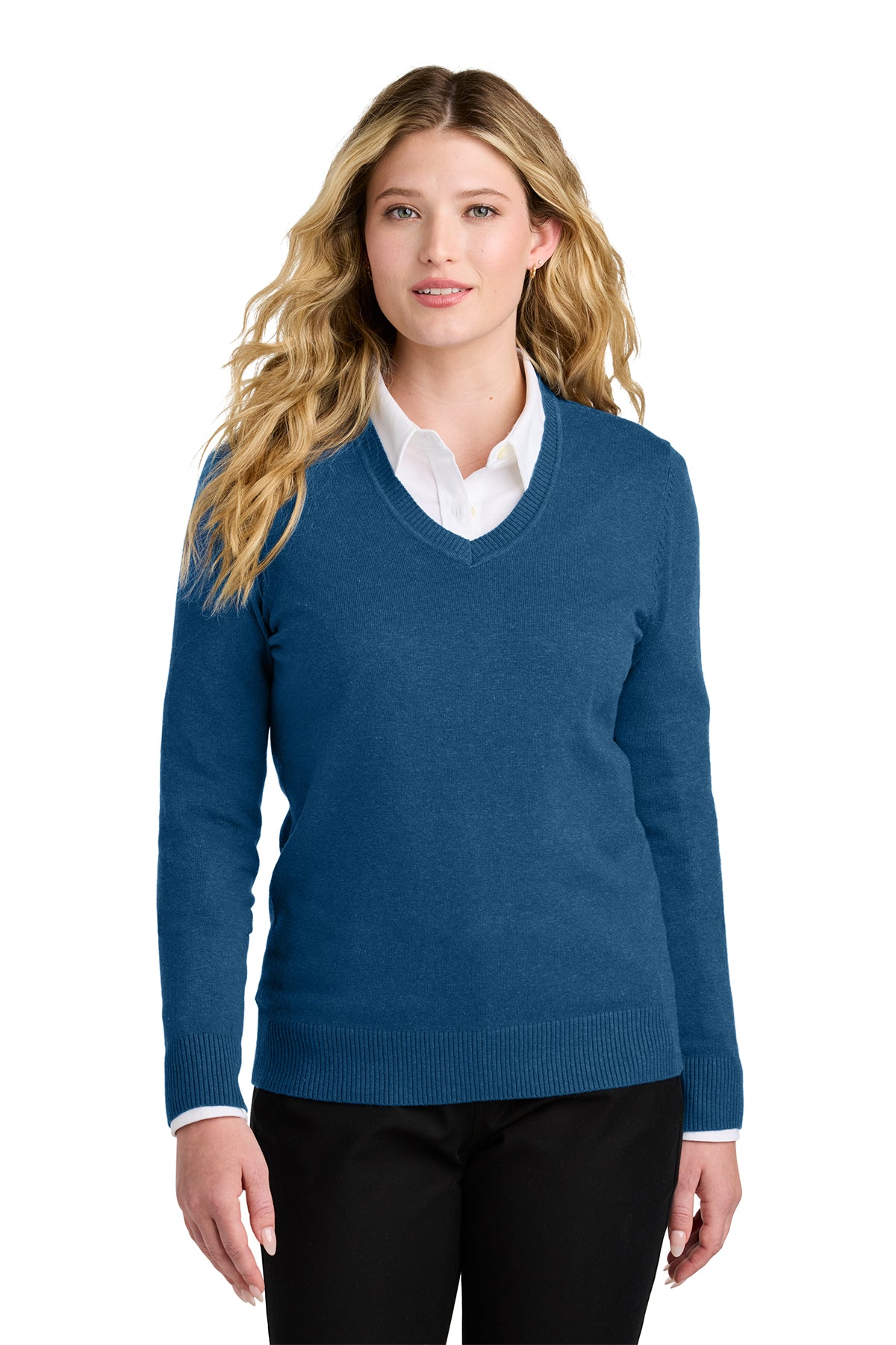 LSW2850 Port Authority® Women’s Easy Care V-Neck Sweater