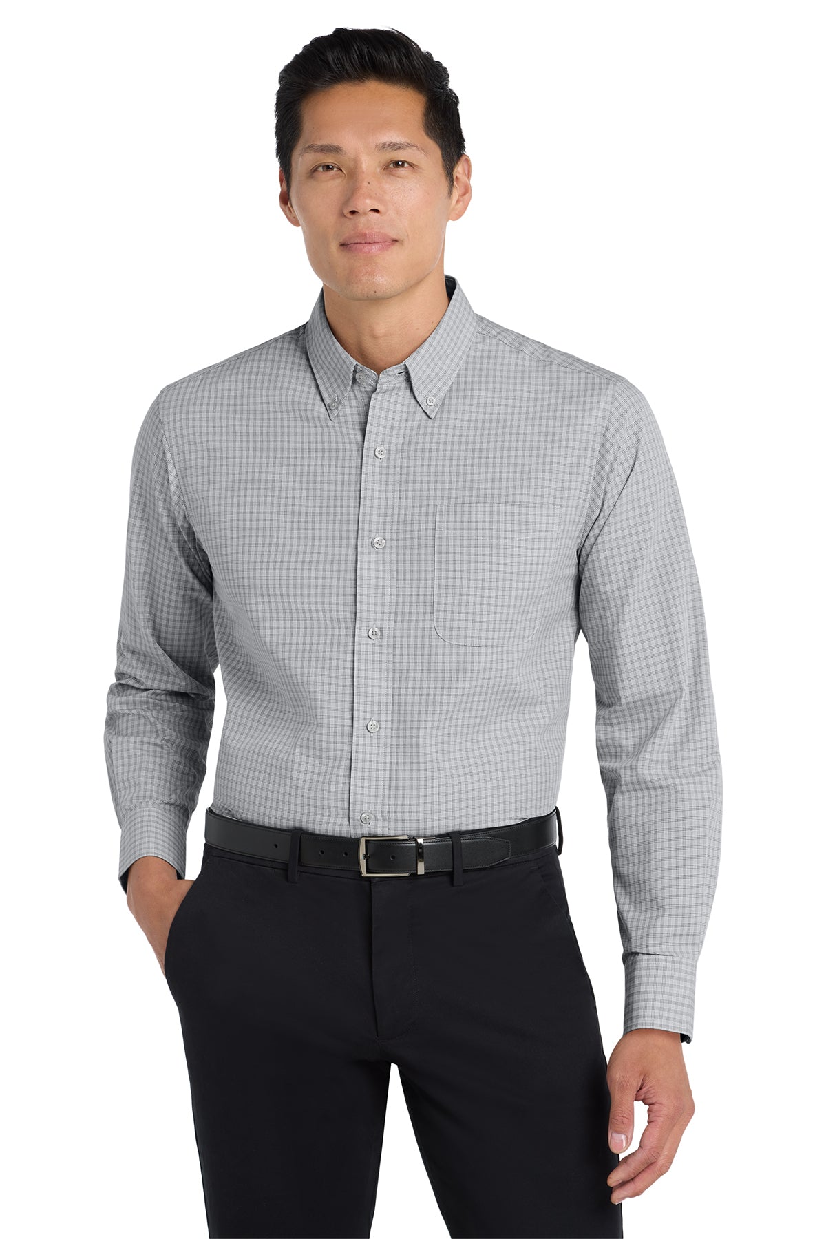 S639 Port Authority® Plaid Pattern Easy Care Shirt