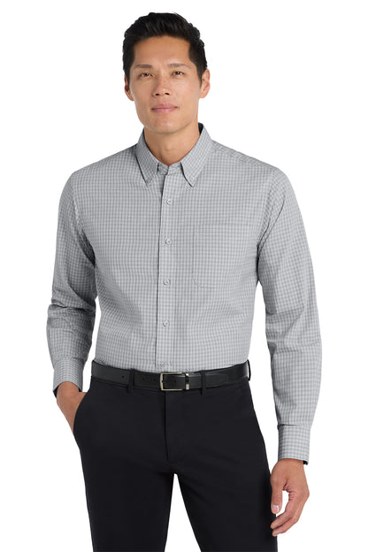 S639 Port Authority® Plaid Pattern Easy Care Shirt