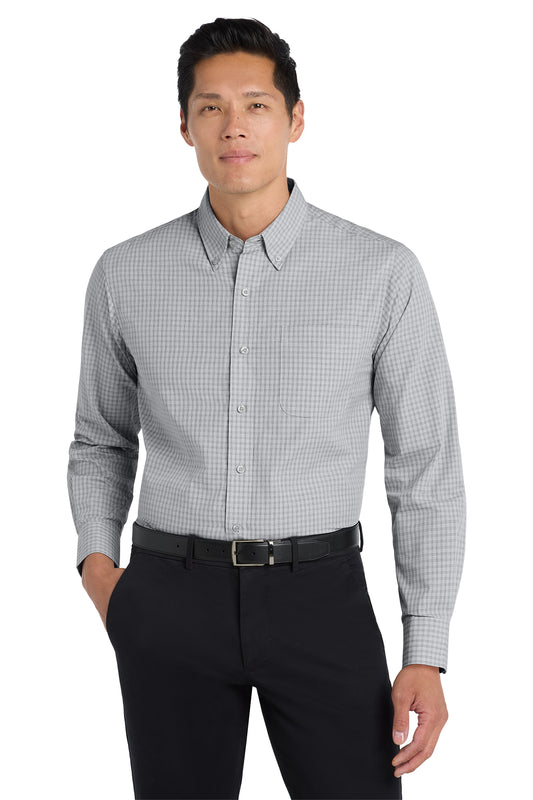 S639 Port Authority® Plaid Pattern Easy Care Shirt