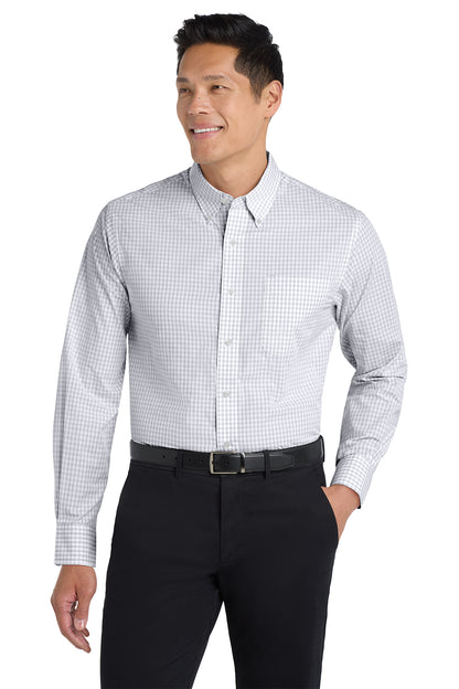 S639 Port Authority® Plaid Pattern Easy Care Shirt