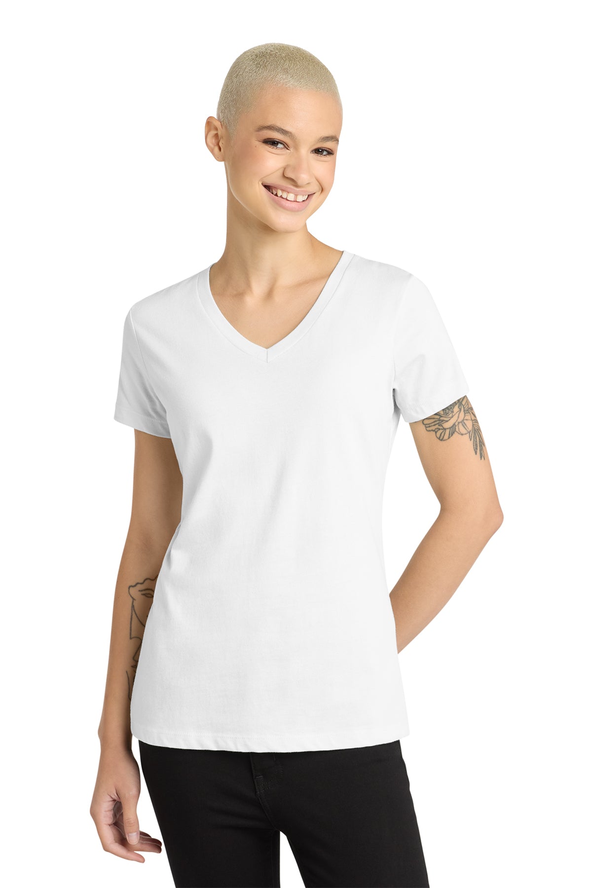 DM1170L District® Women’s Perfect Weight® V-Neck Tee
