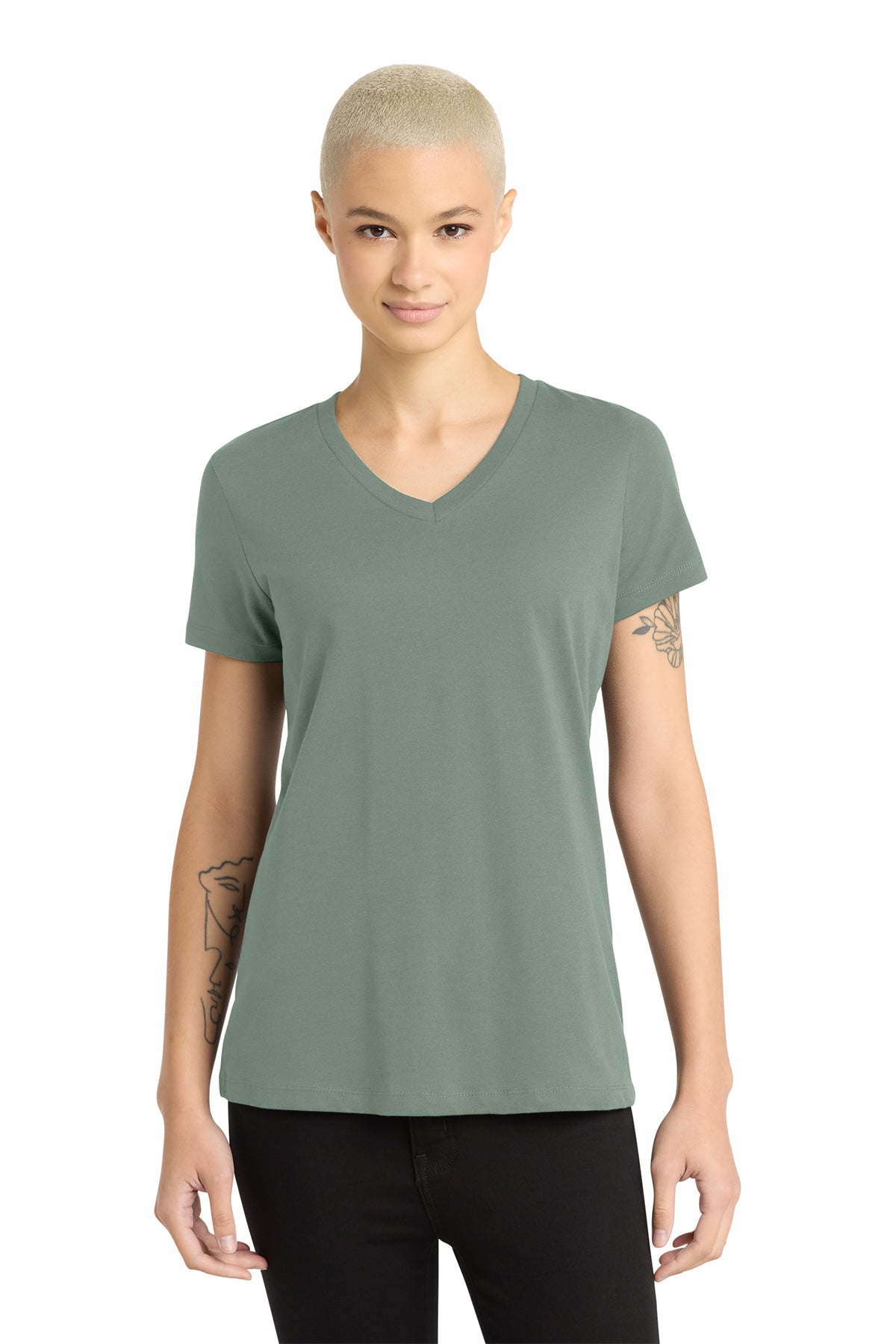 DM1170L District® Women’s Perfect Weight® V-Neck Tee