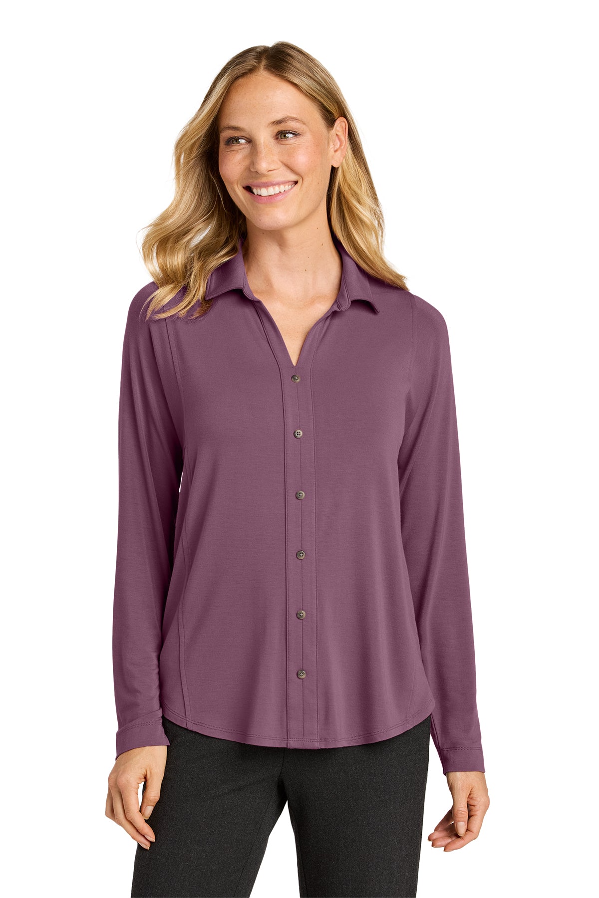 LK5602 Port Authority® Women’s Luxe Knit Button Tunic