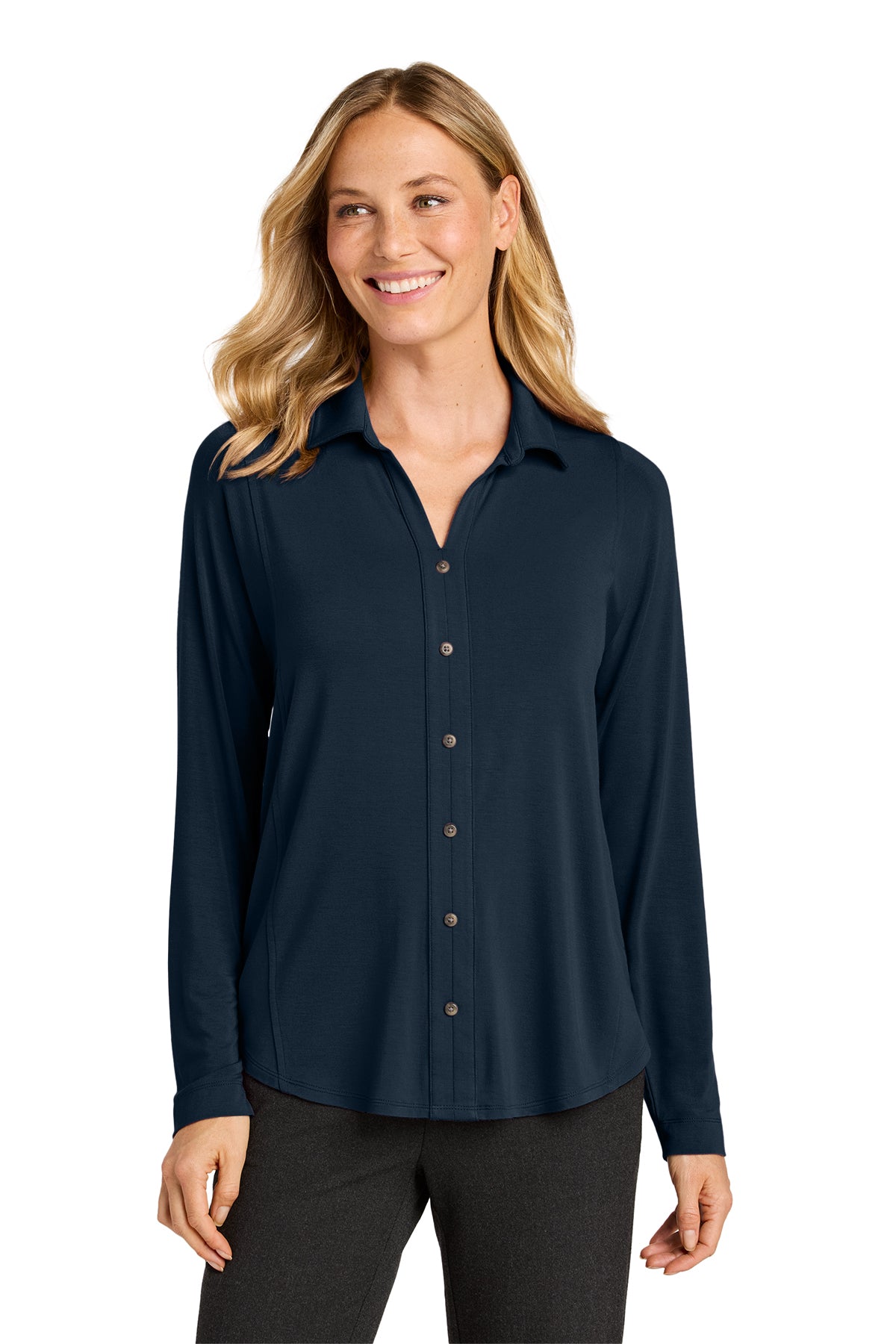 LK5602 Port Authority® Women’s Luxe Knit Button Tunic
