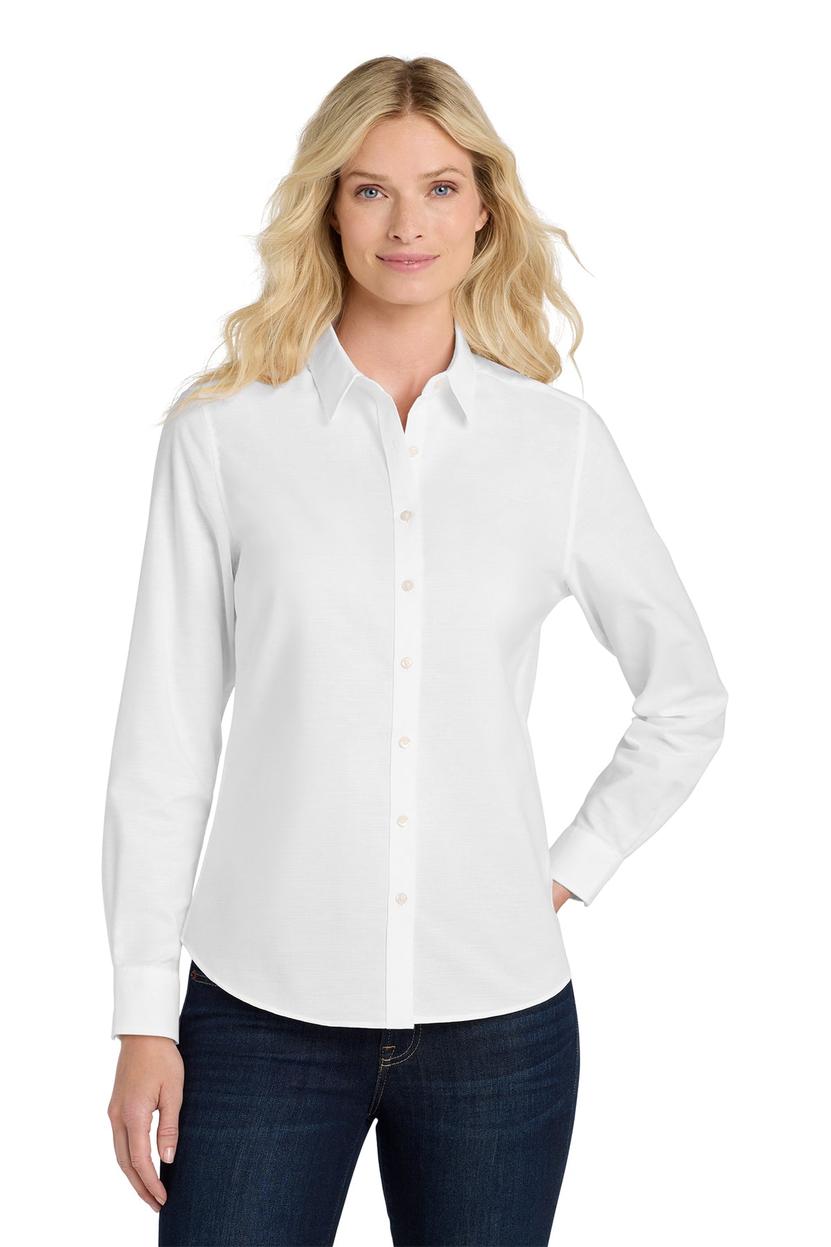 L658 Port Authority® Women's SuperPro™ Oxford Shirt