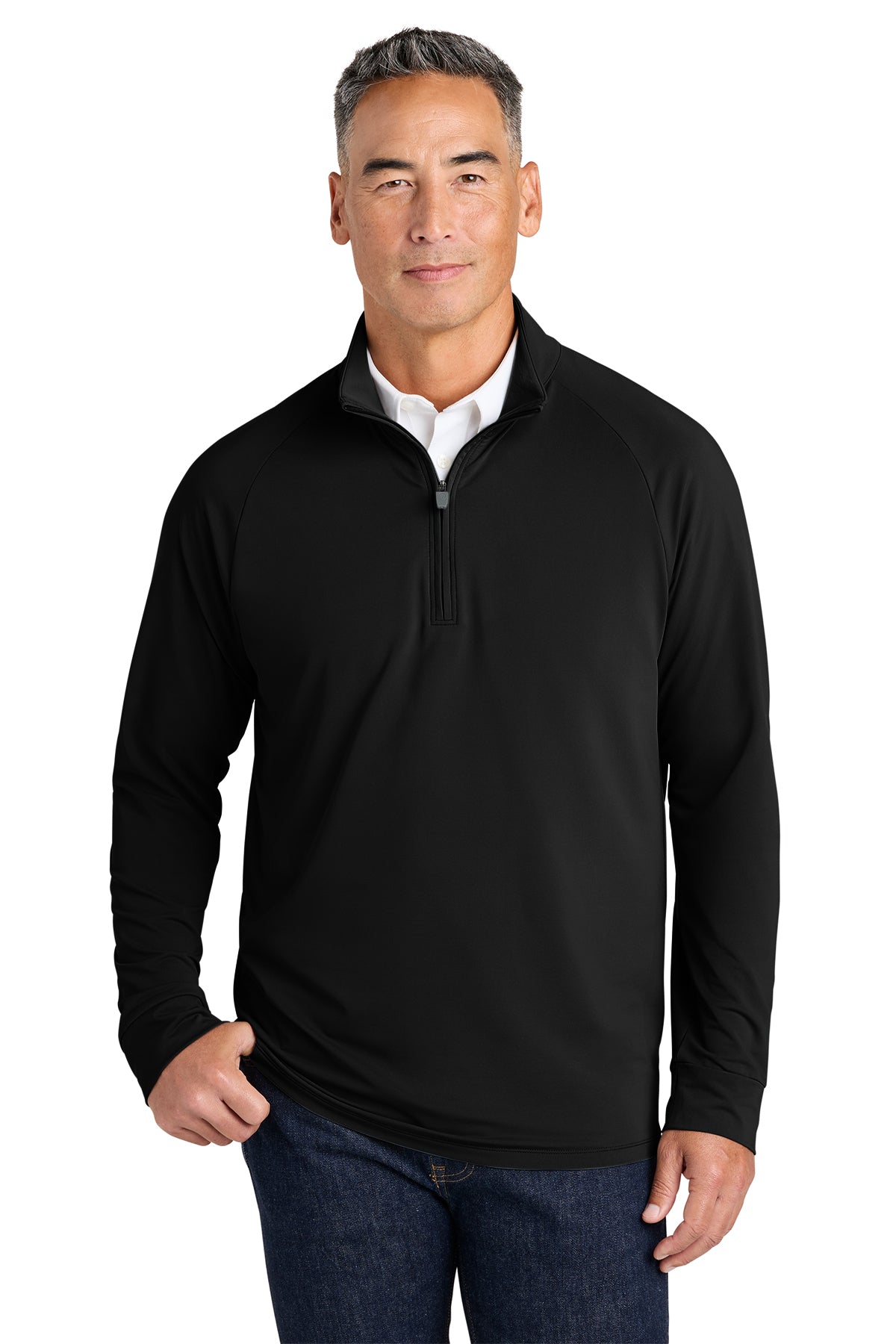 BB18214 Brooks Brothers® Luxe Performance 1/4-Zip