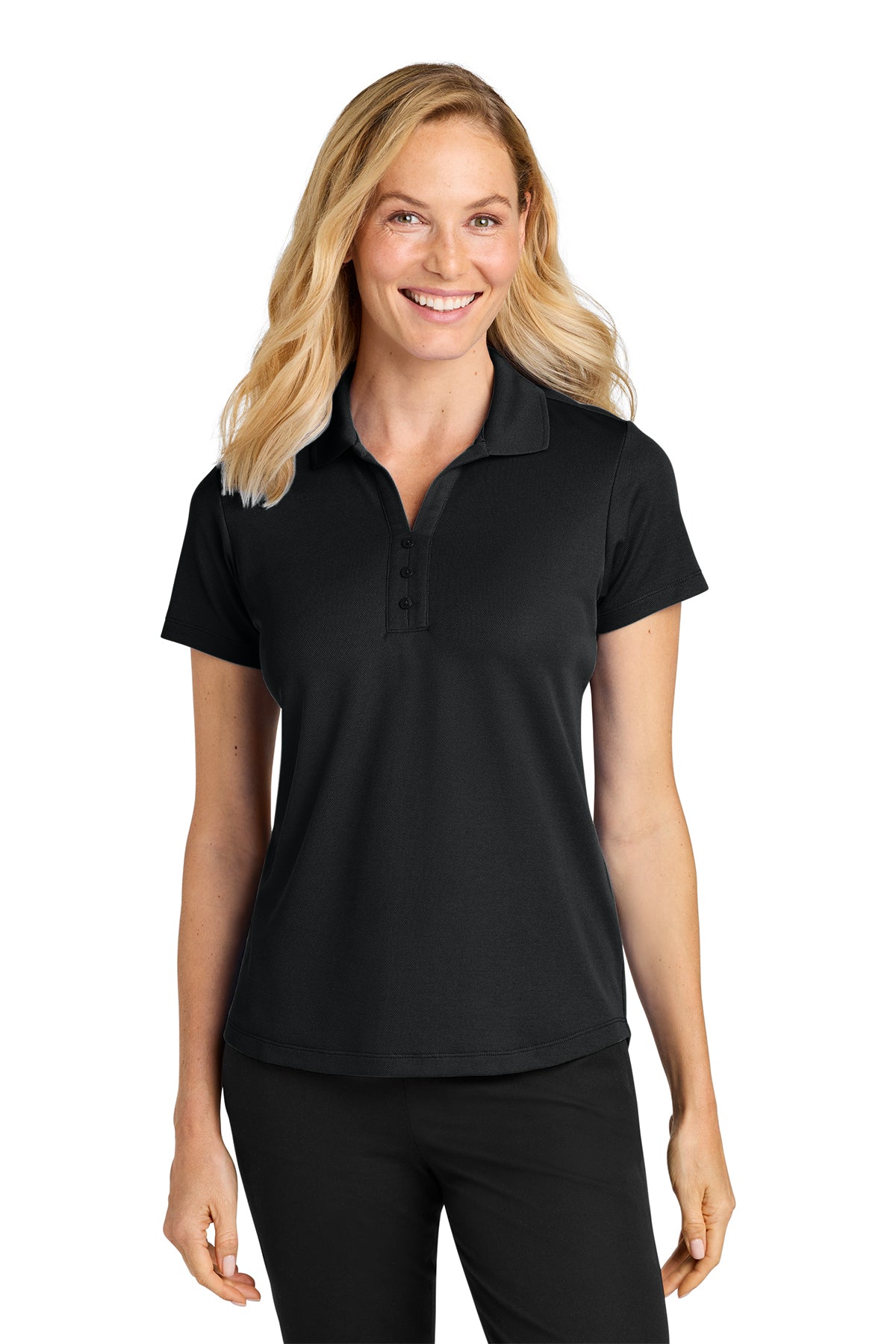 LK620 Port Authority® Women’s Plaited Pique Polo