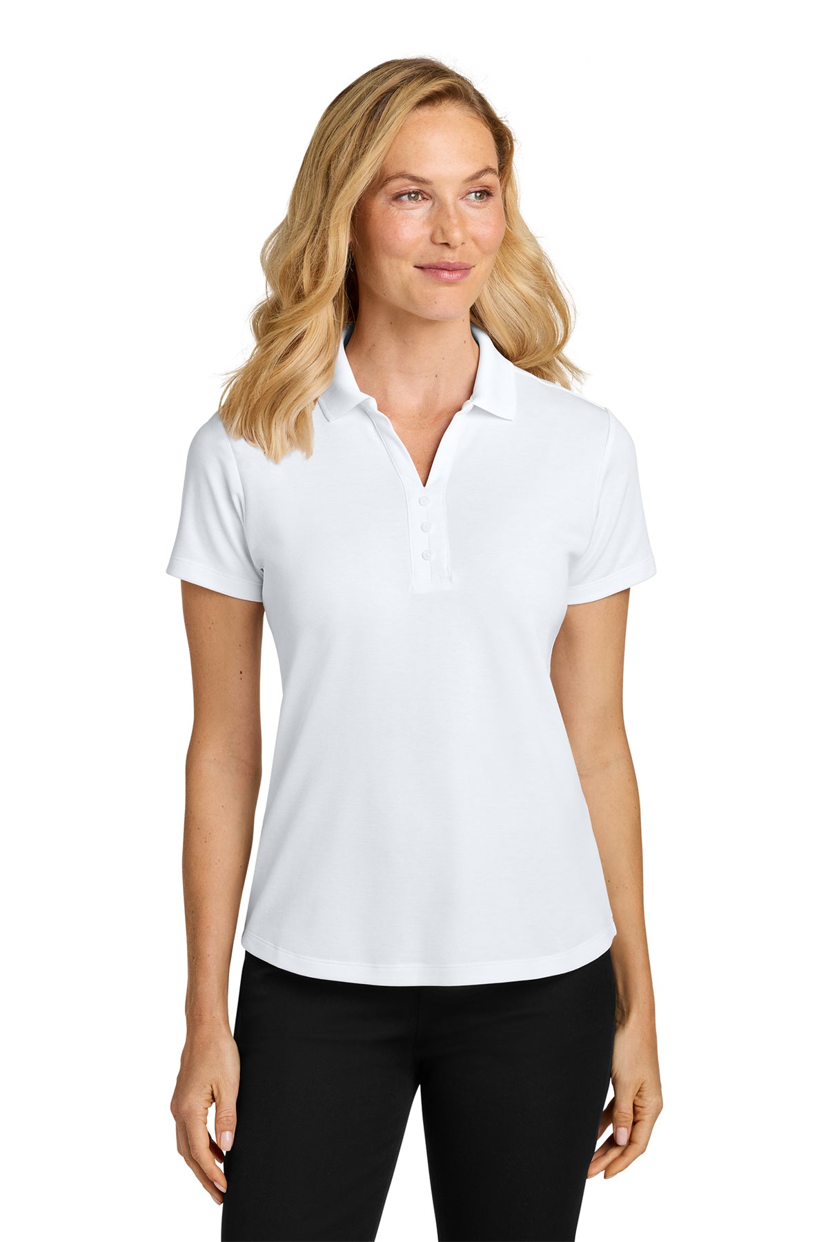 LK620 Port Authority® Women’s Plaited Pique Polo