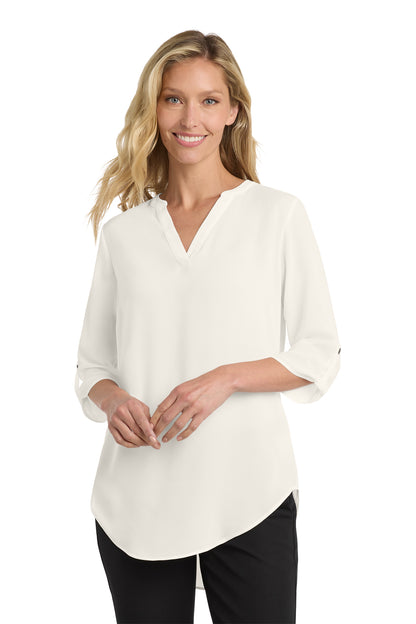 LW701 Port Authority® Women's 3/4-Sleeve Tunic Blouse