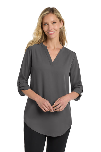 LW701 Port Authority® Women's 3/4-Sleeve Tunic Blouse