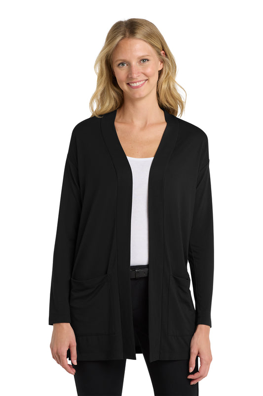 LK5434 Port Authority® Women's Concept Long Pocket Cardigan