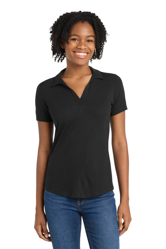 LST405 Sport-Tek® Women's PosiCharge® Tri-Blend Wicking Polo
