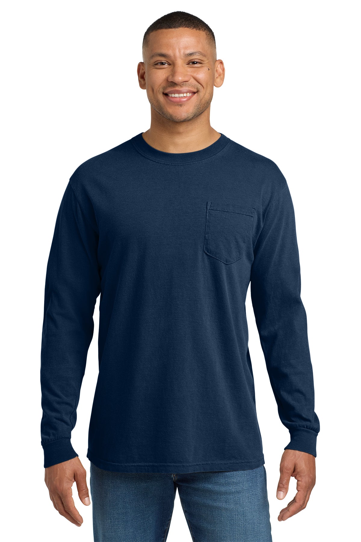 4410 Comfort Colors® Heavyweight Ring Spun Long Sleeve Pocket Tee