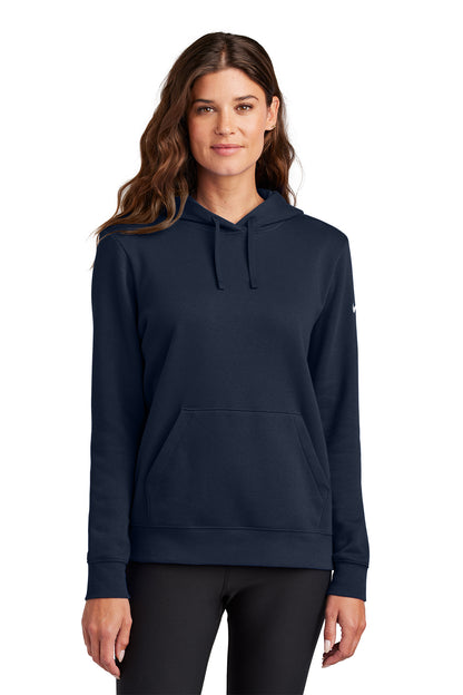 NKFD9889 Nike Women's Club Fleece Sleeve Swoosh Pullover Hoodie