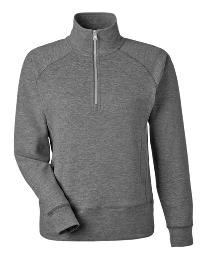 8743 J. America Women's Electric Fleece Quarter-Zip Sweatshirt