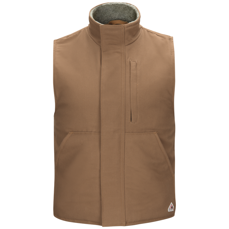 VLS2 Bulwark Sherpa Lined Brown Duck Vest