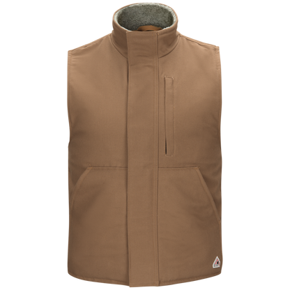 VLS2 Bulwark Sherpa Lined Brown Duck Vest