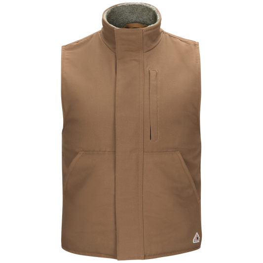 VLS2 Bulwark Sherpa Lined Brown Duck Vest