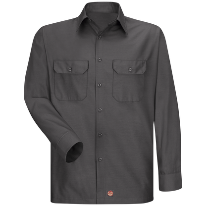 SY50 Red Kap Men's Long Sleeve Solid Rip Stop Shirt