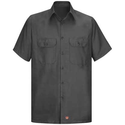 SY60 Red Kap Men's Short Sleeve Solid Rip Stop Shirt