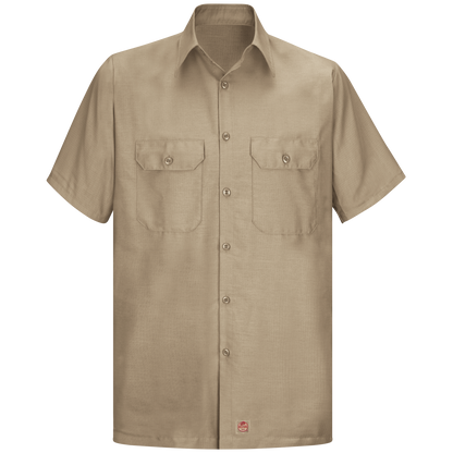 SY60 Red Kap Men's Short Sleeve Solid Rip Stop Shirt