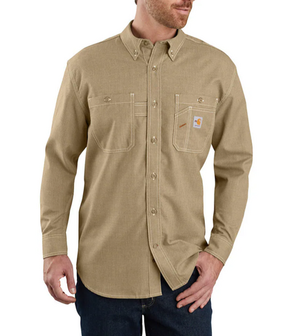 104138 Carhartt FR Force Sun Defender Button Up Shirt