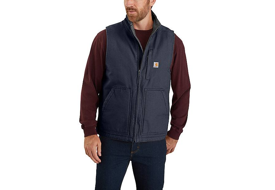 104277 Carhartt Washed Duck Mock-Neck Vest